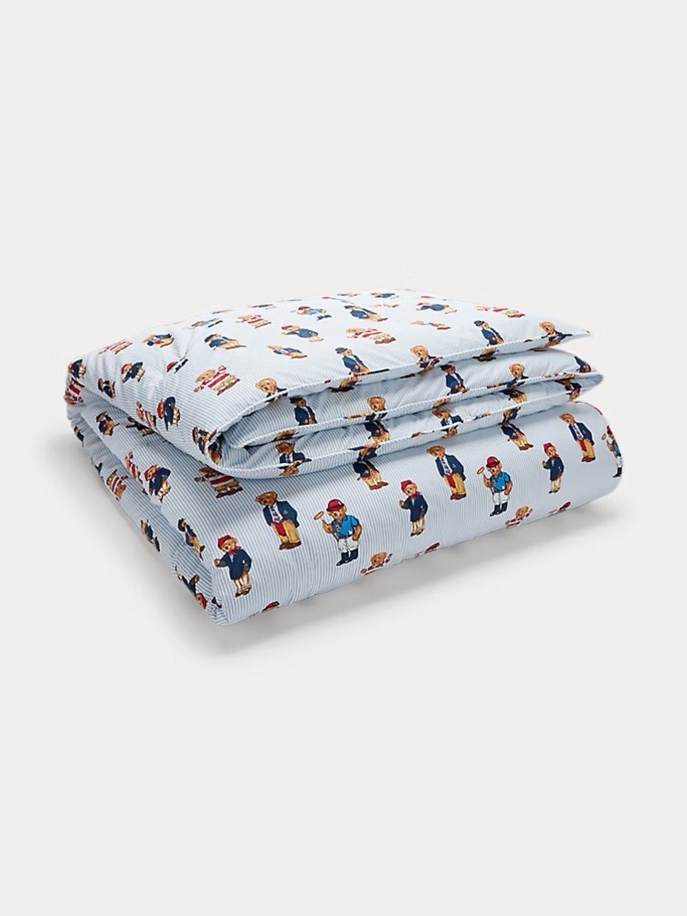 Polo by Ralph Lauren Teddy Bear Stripe Comforter twin